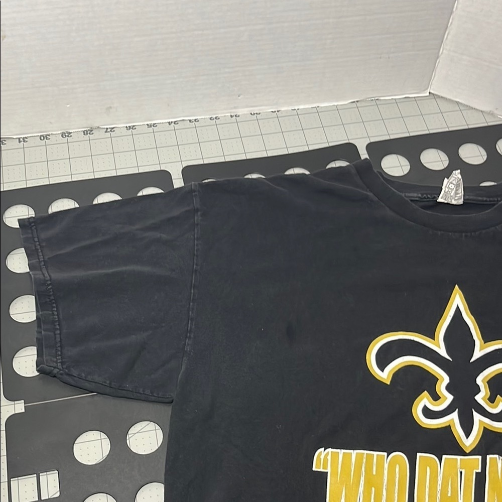 Black 'Who Dat Nation' T-Shirt - Picture 5 of 10